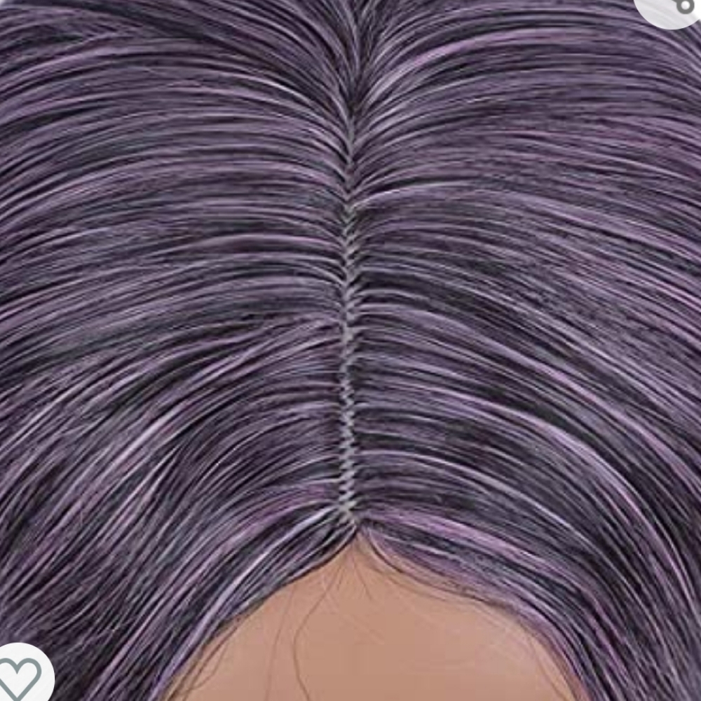 Pink & Purple wig - Picture 3 of 5